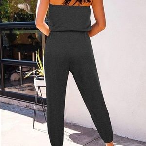 Strapless jumpsuit